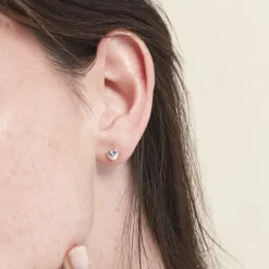 Histoire d'Or Boucles D'oreilles Puces Or Jaune Katherine Oxyde De Zirconium