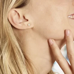 Boucles D'oreilles Puces Or Jaune Gontranie-Histoire d'Or New