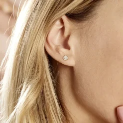 Boucles D'oreilles Puces Or Jaune Gontranie-Histoire d'Or New