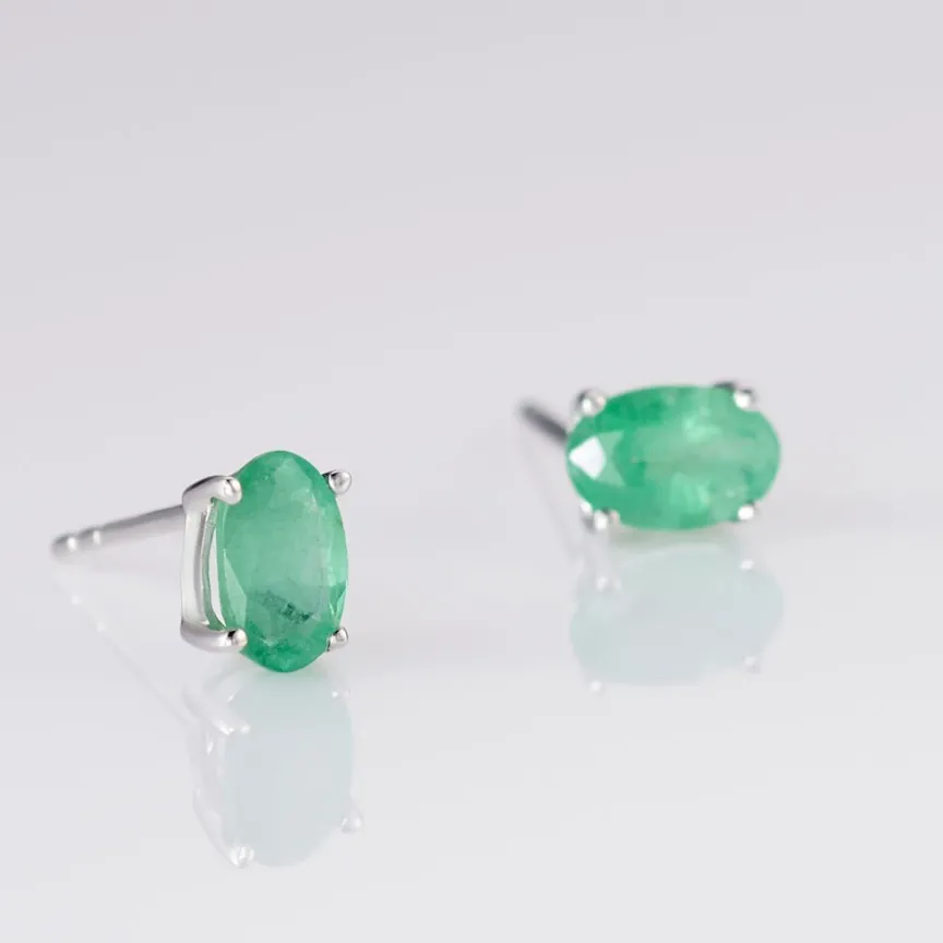 Boucles D'oreilles Puces Ovale-Histoire d'Or Hot