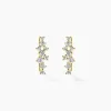 Boucles D'oreilles Puces Orlando Or Jaune Diamant Synthétique-Histoire d'Or Outlet