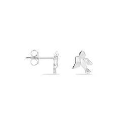 Histoire d'Or Boucles D'oreilles Puces Osie Argent Blanc