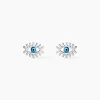 Histoire d'Or Boucles D'oreilles Puces Parad'eyes Argent Blanc