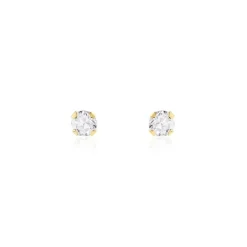 Boucles D'oreilles Puces Pepita De Zirconium-Histoire d'Or Hot