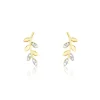 Histoire d'Or Boucles D'oreilles Puces Palmiro Or Jaune Diamant