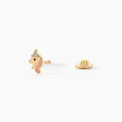 Histoire d'Or Boucles D'oreilles Puces Pegasus Or Jaune