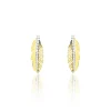 Histoire d'Or Boucles D'oreilles Puces Paola Or Jaune Diamant