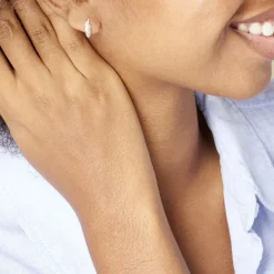 Histoire d'Or Boucles D'oreilles Puces Paola Or Jaune Diamant