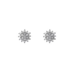 Boucles D'oreilles Puces Platine Alden Diamants-Histoire d'Or Best