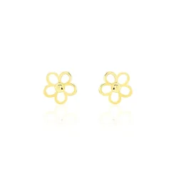 Histoire d'Or Boucles D'oreilles Puces Philine Fleur Or Jaune