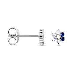 Boucles D'oreilles Puces Pavel Argent Blanc Oxyde De Zirconium-Histoire d'Or Outlet