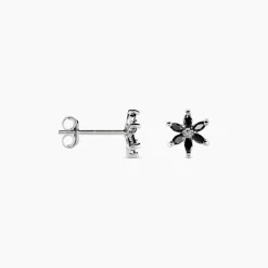 Histoire d'Or Boucles D'oreilles Puces Rhys Argent Blanc Oxyde De Zirconium
