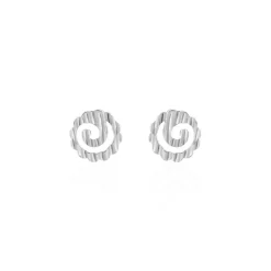 Boucles D'oreilles Puces Selima Argent Blanc-Histoire d'Or Sale