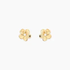 Histoire d'Or Boucles D'oreilles Puces Sakura Love Or Jaune Oxyde De Zirconium