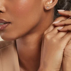 Boucles D'oreilles Puces Starlight Or Jaune Diamant-Histoire d'Or Clearance