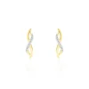 Boucles D'oreilles Puces Smina Or Jaune Diamant-Histoire d'Or Online