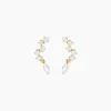 Histoire d'Or Boucles D'Oreilles Puces Sparkle Or Jaune Oxyde De Zirconium