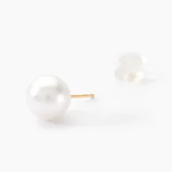 Boucles D'oreilles Puces Suki Or Jaune Perle De Culture-Histoire d'Or Discount