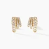 Boucles D'oreilles Puces Shimmel Or Jaune Oxyde De Zirconium-Histoire d'Or Discount