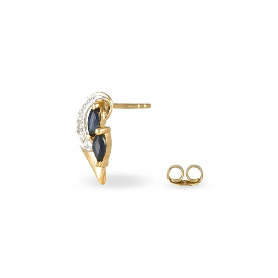 Histoire d'Or Boucles D'oreilles Puces Sakina Et Diamant Et Divers
