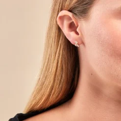 Histoire d'Or Boucles D'oreilles Puces Shiny Garden Or Jaune Oxyde De Zirconium