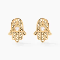 Boucles D'oreilles Puces Stijn Oxydes De Zirconium-Histoire d'Or Sale