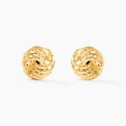 Histoire d'Or Boucles D'Oreilles Puces Sushil Or Jaune