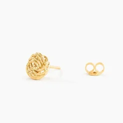 Histoire d'Or Boucles D'Oreilles Puces Sushil Or Jaune