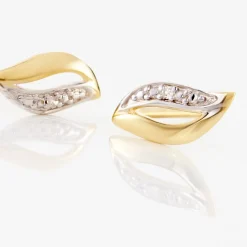 Histoire d'Or Boucles D'oreilles Puces Smeralda