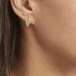 Boucles D'oreilles Puces Tourkia Or Jaune Oxyde De Zirconium-Histoire d'Or Sale