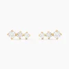 Boucles D'oreilles Puces Tryphena Or Jaune Diamant Synthétique-Histoire d'Or Hot