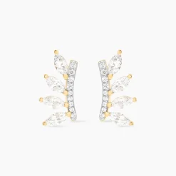 Boucles D'oreilles Puces Tiara De Zirconium-Histoire d'Or Online