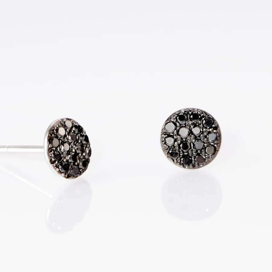 Histoire d'Or Boucles D'oreilles Puces Teani Or Blanc Diamant