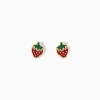 Histoire d'Or Boucles D'oreilles Puces Tharia Fraise Or Jaune