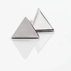 Histoire d'Or Boucles D'oreilles Puces Trilia Argent Blanc