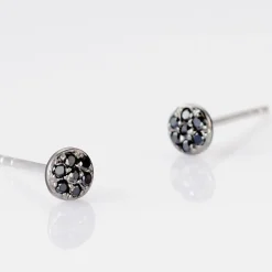 Boucles D'oreilles Puces Teani Or Blanc Diamant-Histoire d'Or