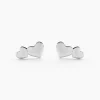 Histoire d'Or Boucles D'oreilles Puces Te Amo Argent Blanc