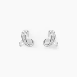 Histoire d'Or Boucles D'oreilles Puces Volute