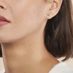 Histoire d'Or Boucles D'oreilles Puces Virgie