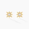 Boucles D'oreilles Puces Vangelis Or Jaune Diamant-Histoire d'Or Hot