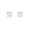 Histoire d'Or Boucles D'oreilles Puces Victoria Platine Blanc Diamant