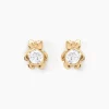 Histoire d'Or Boucles D'oreilles Puces Winny Or Jaune Oxyde De Zirconium