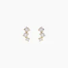 Histoire d'Or Boucles D'oreilles Puces Xene Or Jaune Diamant