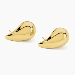 Histoire d'Or Boucles D'oreilles Puces Xenia Acier Jaune