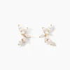 Boucles D'oreilles Puces Youssa Or Jaune Oxyde De Zirconium-Histoire d'Or Discount