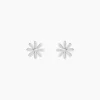 Boucles D'oreilles Puces Yuala Argent Blanc-Histoire d'Or Best