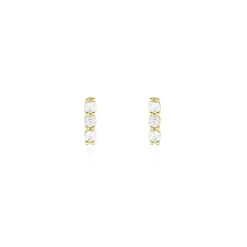 Histoire d'Or Boucles D'oreilles Puces Youssa Barrettes Or Jaune Oxyde De Zirconium