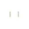 Histoire d'Or Boucles D'oreilles Puces Youssa Barrettes Or Jaune Strass