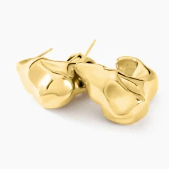 Boucles D'oreilles Siofra Acier Jaune-Histoire d'Or