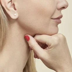 Histoire d'Or Boucles D'oreilles Suki Or Jaune Perle De Culture